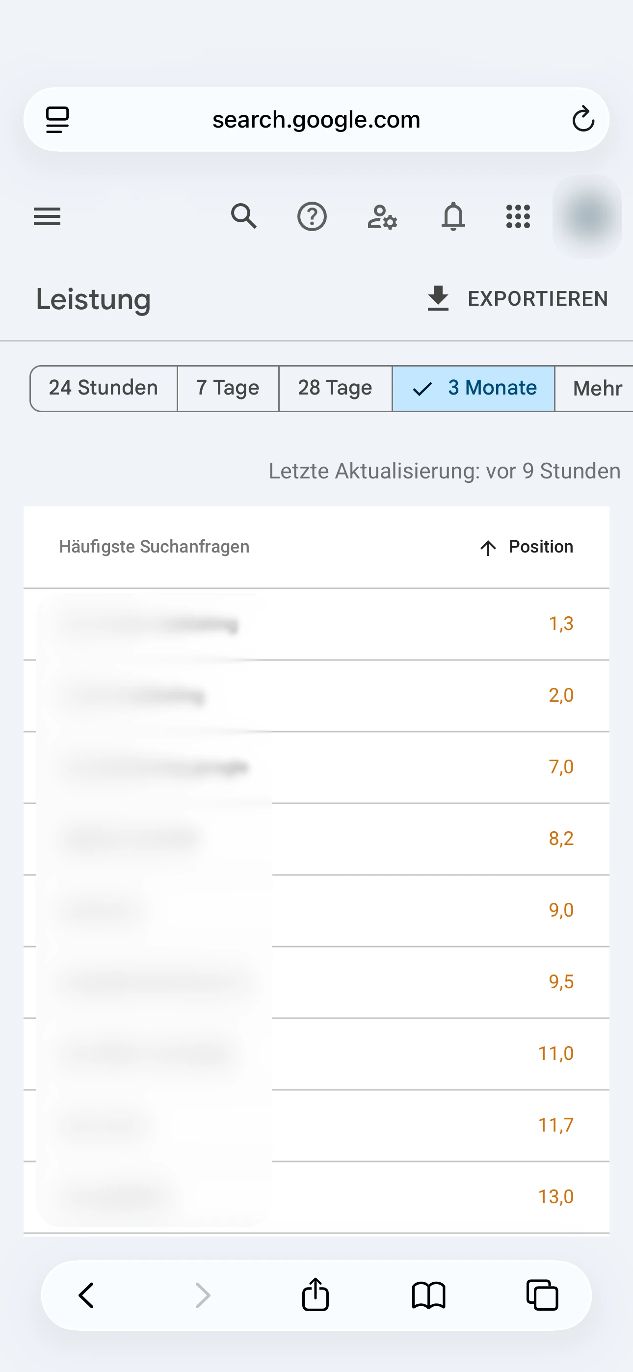 SEO-Beispiel-New-Moon-Marketing.webp - Google Search Console Positionen